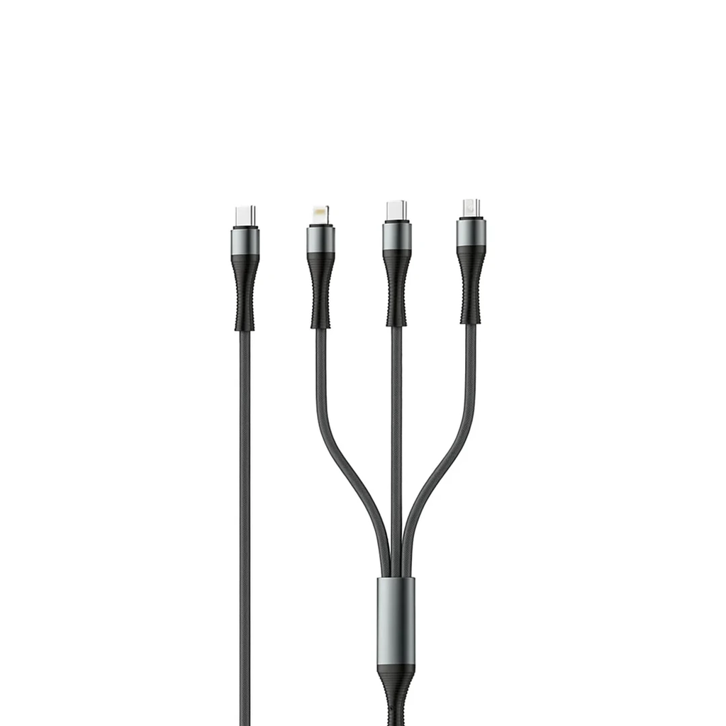 CABLE LDNIO LC17 1.2M 4EN1 TC-USB + TC-LED