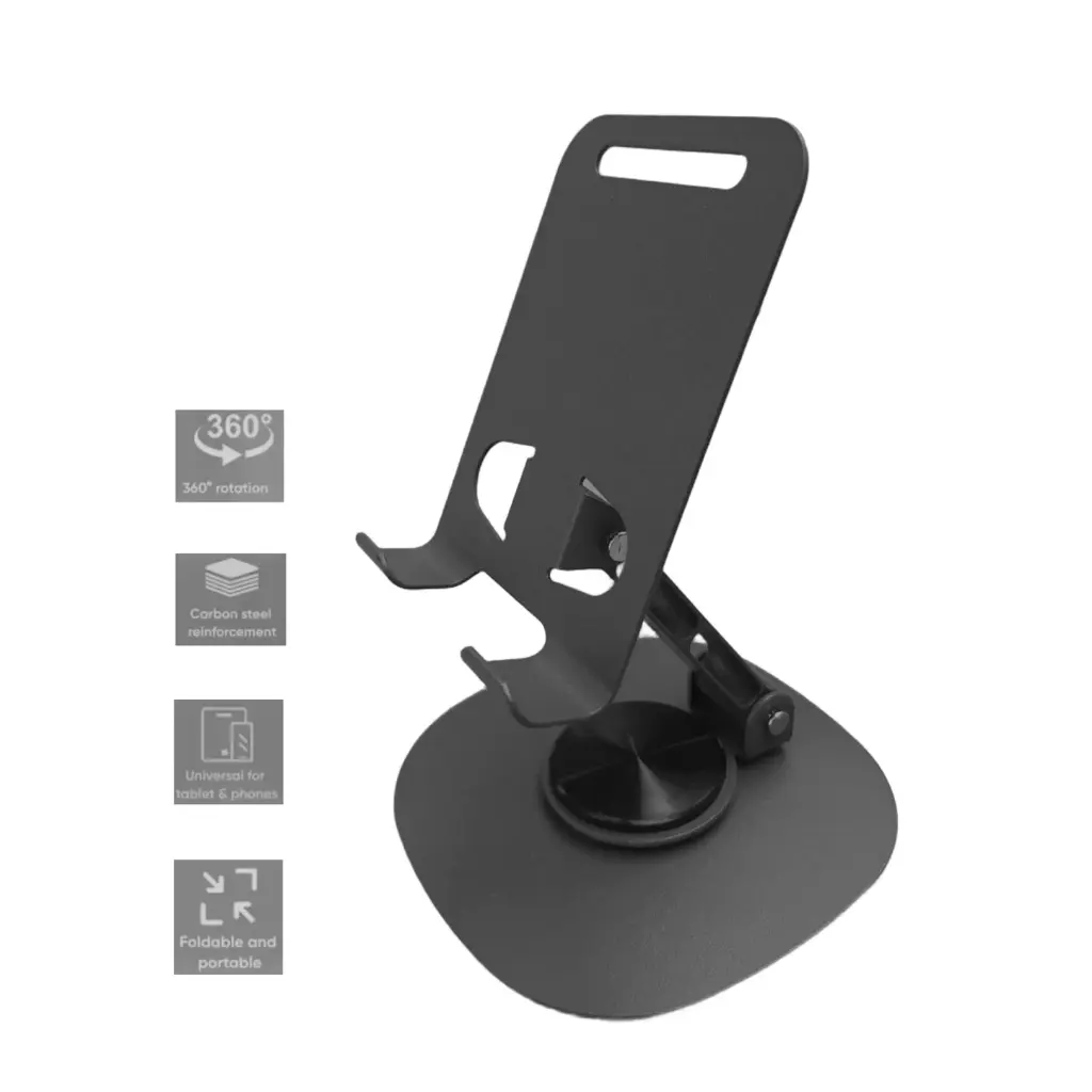SOPORTE CELULAR GIRATORIO METAL