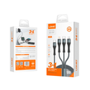 CABLE LDNIO LC17 1.2M 4EN1 TC-USB + TC-LED