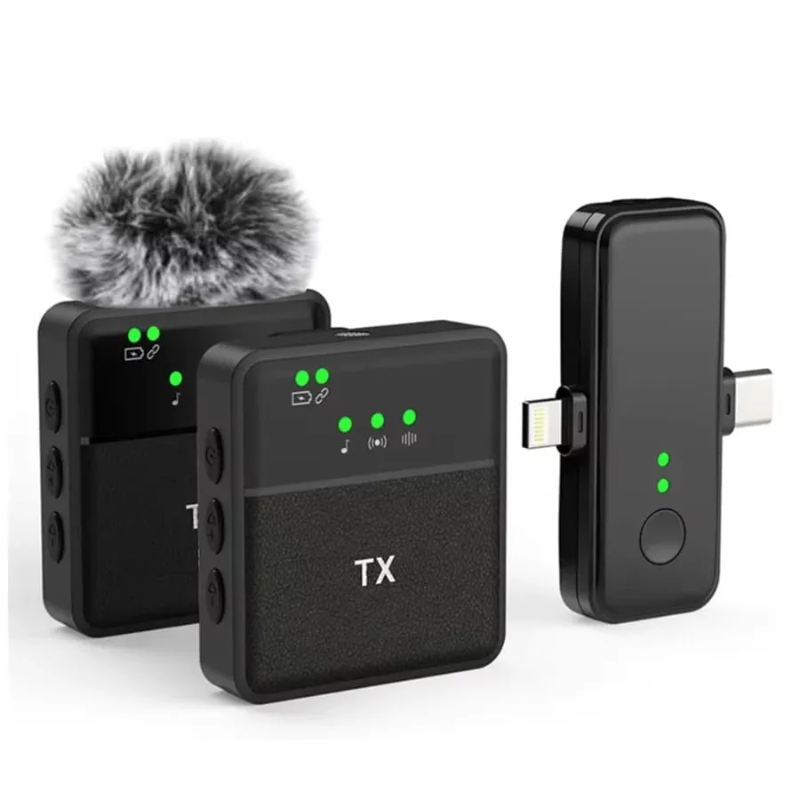 MICROFONO DOBLE UNIVERSAL TX TIPO C/IPH