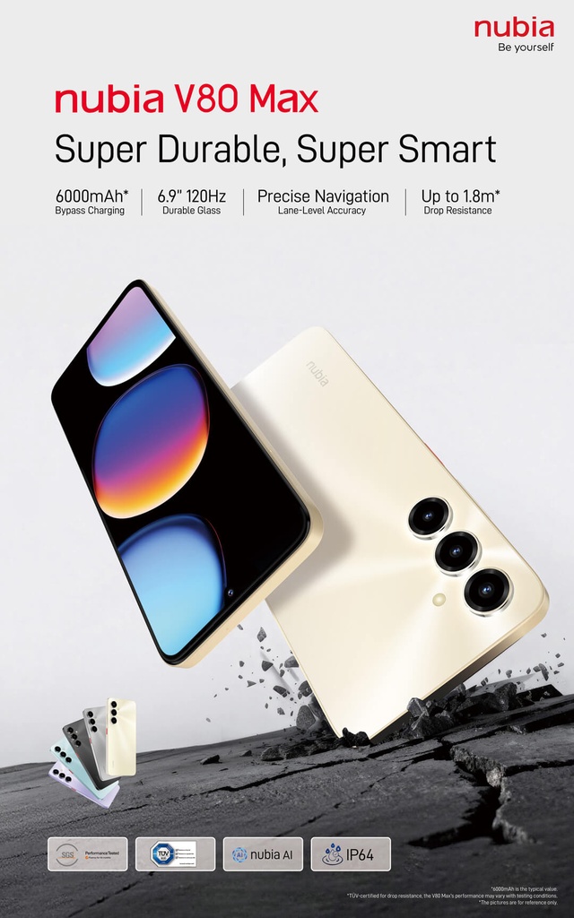 CELULAR NUVIA V80 MAX