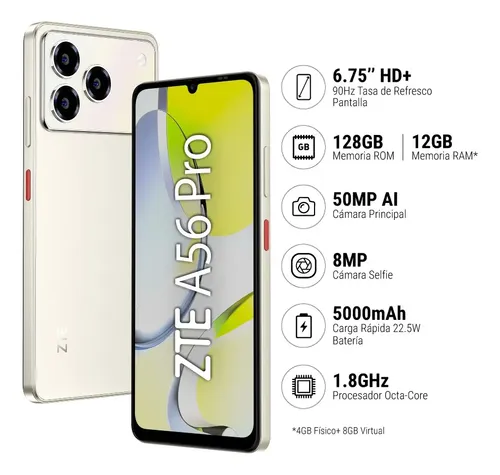 CELULAR ZTE BLADE A56 PRO
