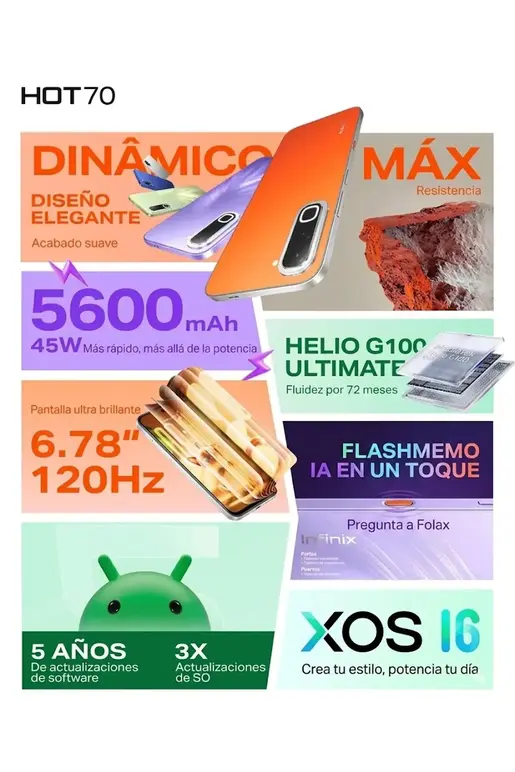 CELULAR INFINIX HOT 70