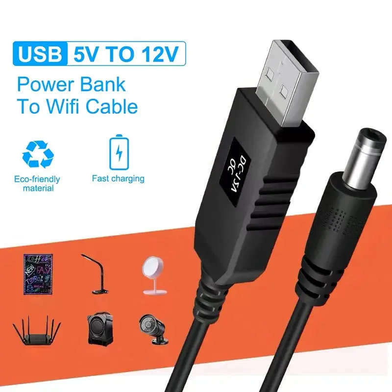 CABLE DE PODER DE 12V - 1AMP USB-ROUTER FR