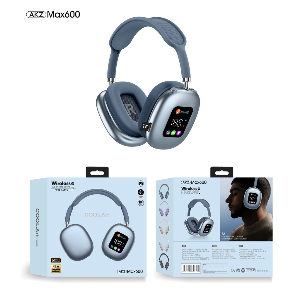 AUDIFONOS DIADEMA AKZ MAX600